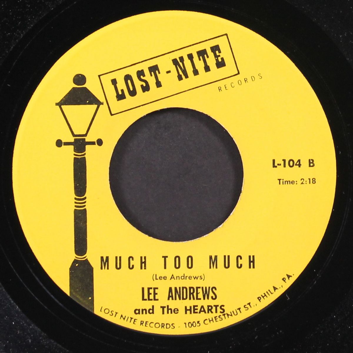the fairest / much too much by LEE ANDREWS & HEARTS
