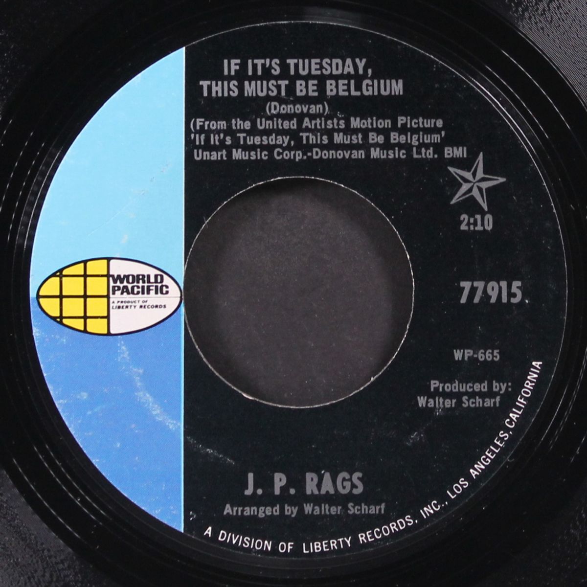 if it's tuesday, it must be belgium by J.P. RAGS