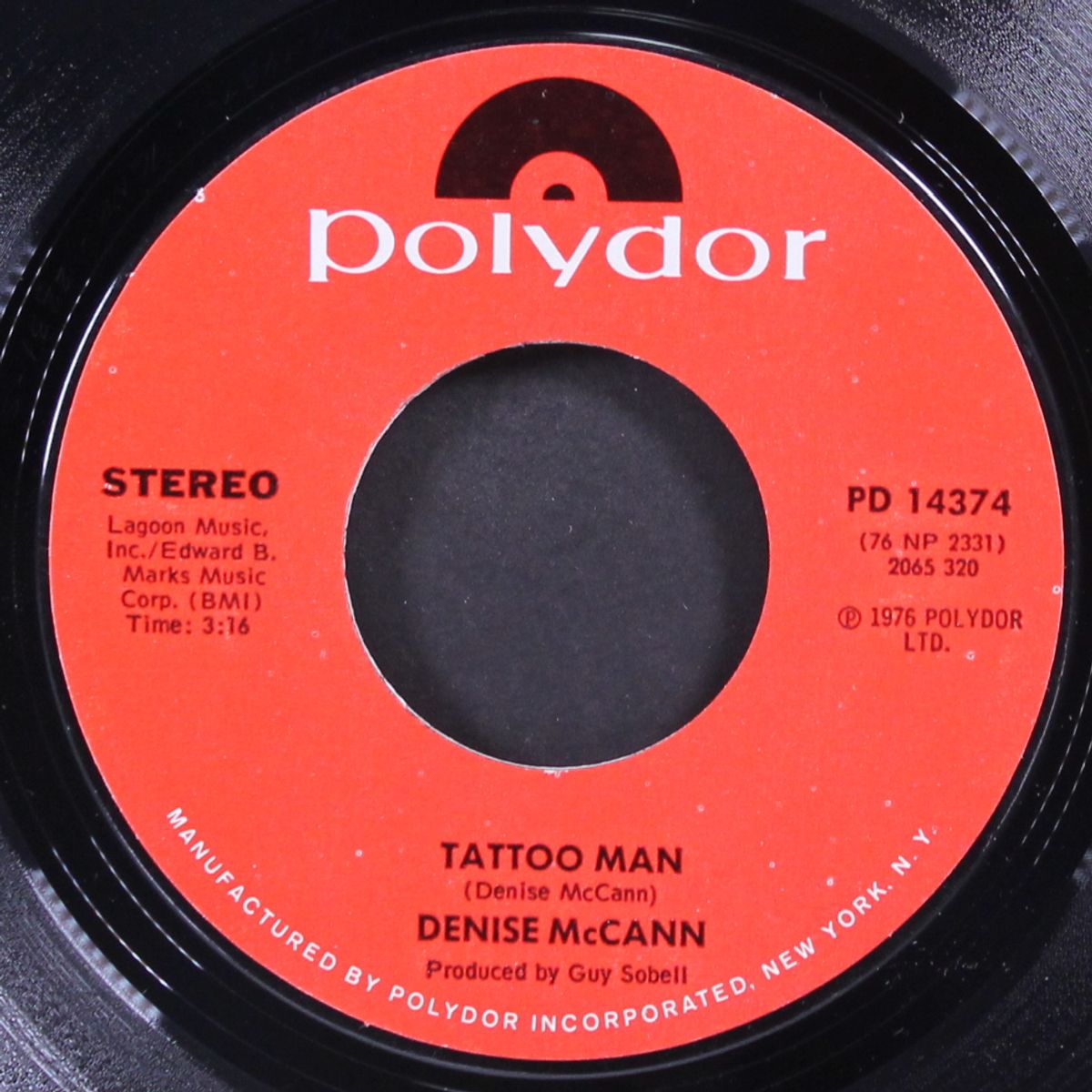 tattoo man / either way by DENISE MCCANN