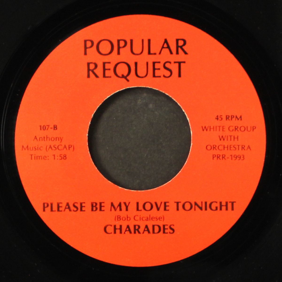 bells of rosa rita / please be my love tonight by ADMIRATIONS / CHARADES