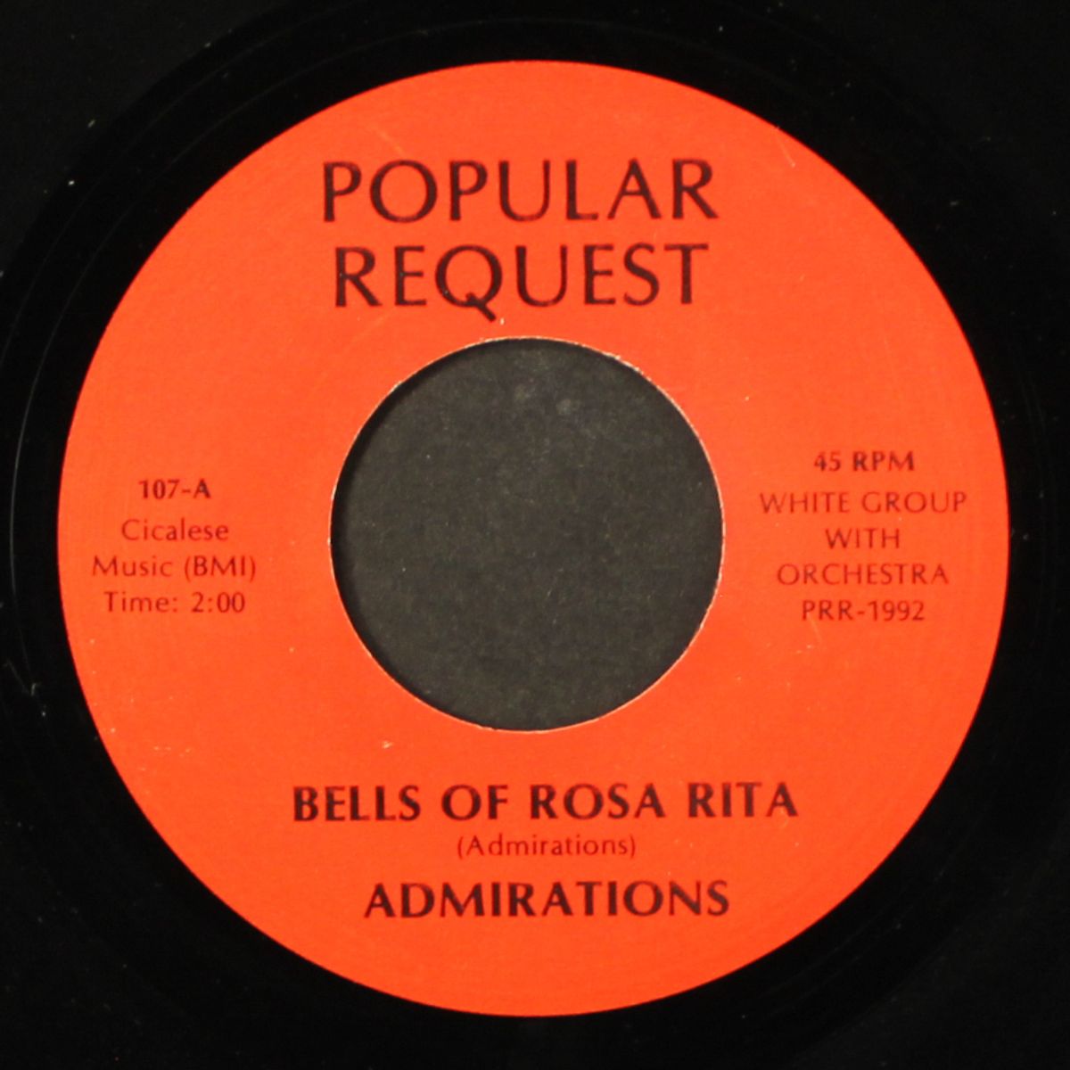 bells of rosa rita / please be my love tonight by ADMIRATIONS / CHARADES