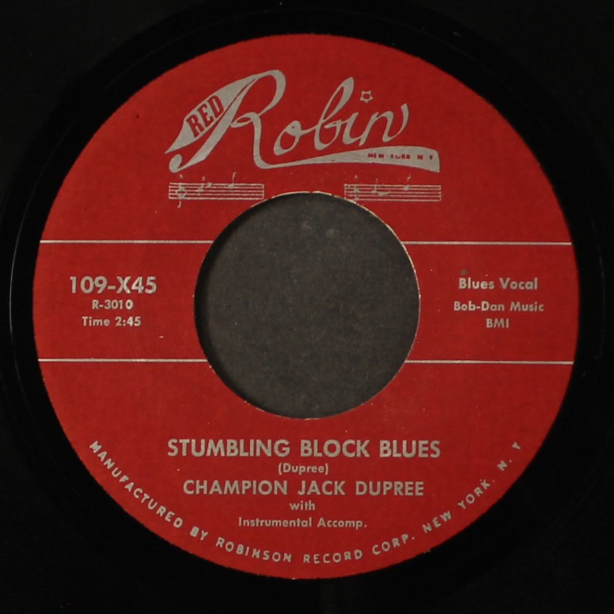 stumbling block blues / number nine blues by CHAMPION JACK DUPREE
