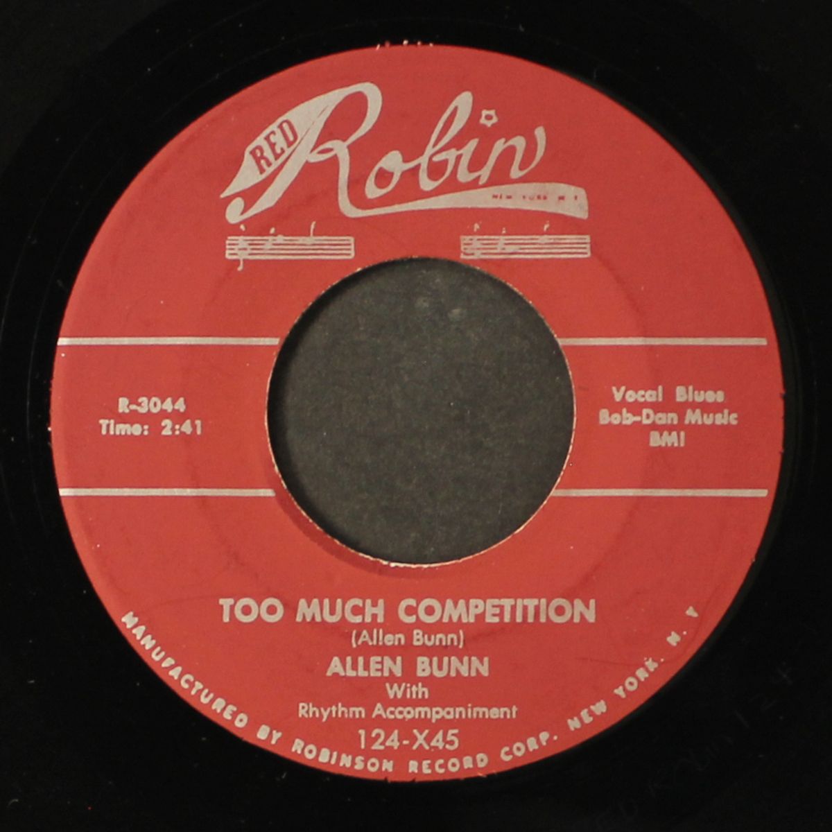 too much competition / my kinda woman by ALLEN BUNN & GROUP