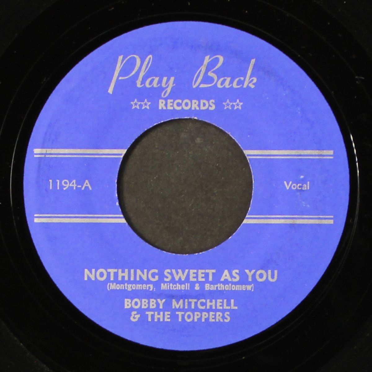 nothing sweet as you / i wish i knew by BOBBY MITCHELL & TOPPERS