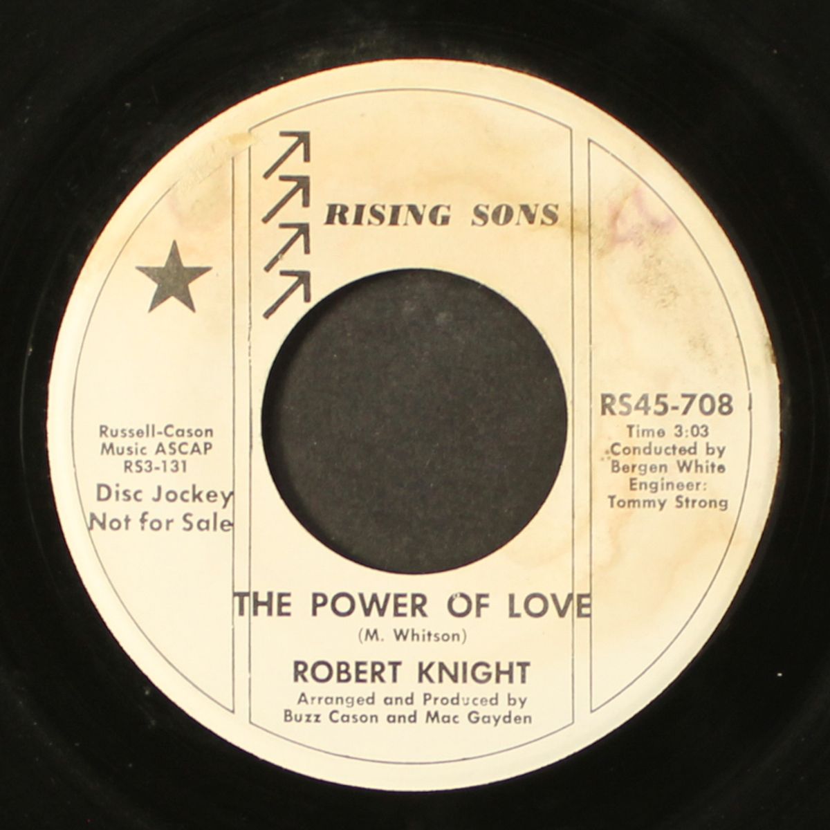 love on a mountain top / the power of love by ROBERT KNIGHT