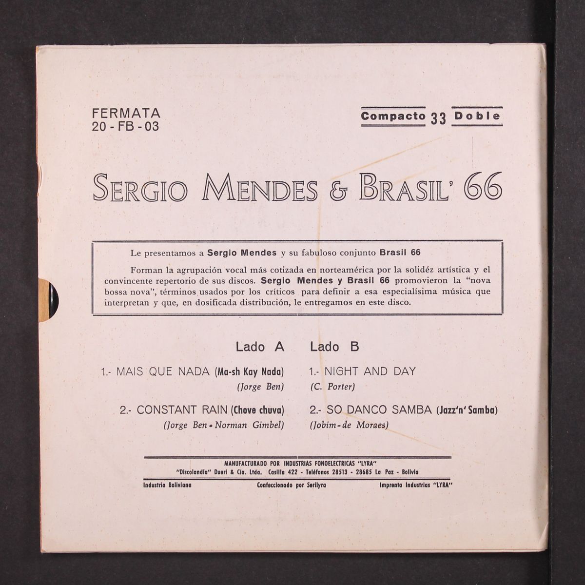 equinox by SERGIO MENDES & BRASIL '66
