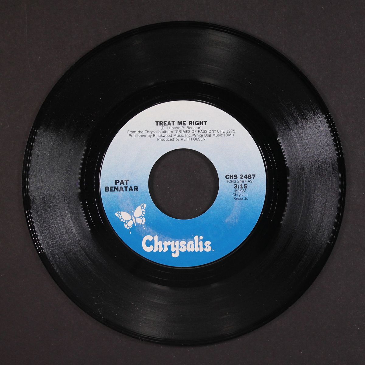 treat me right / never wanna leave you by PAT BENATAR