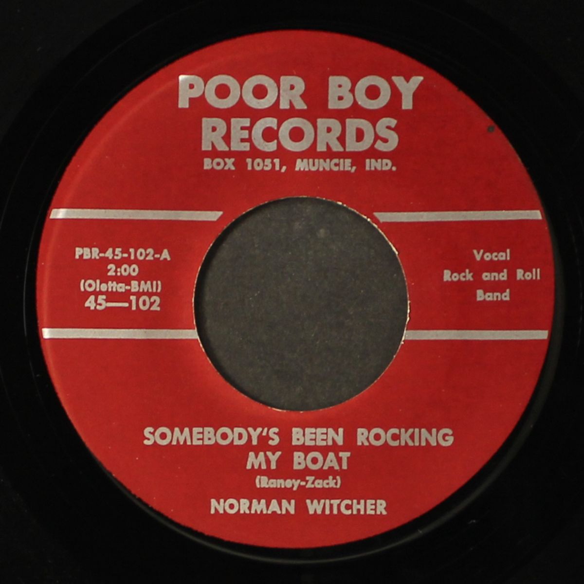 somebody's been rocking my boat by NORMAN WITCHER