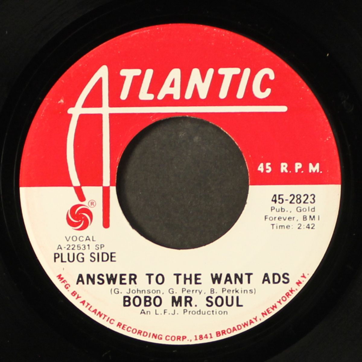 answer to the want ads by BOBO MR. SOUL