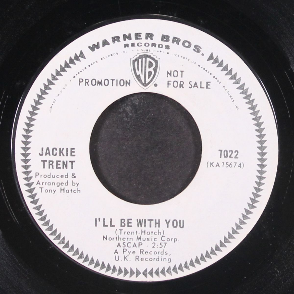 humming bird / i'll be with you by JACKIE TRENT