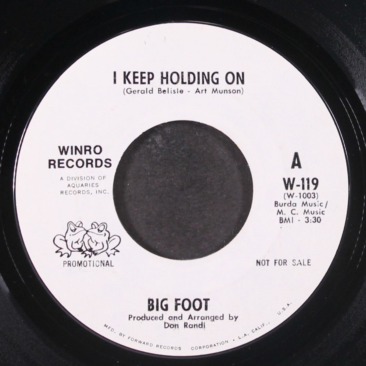 i keep on holding on / sara lee by BIG FOOT