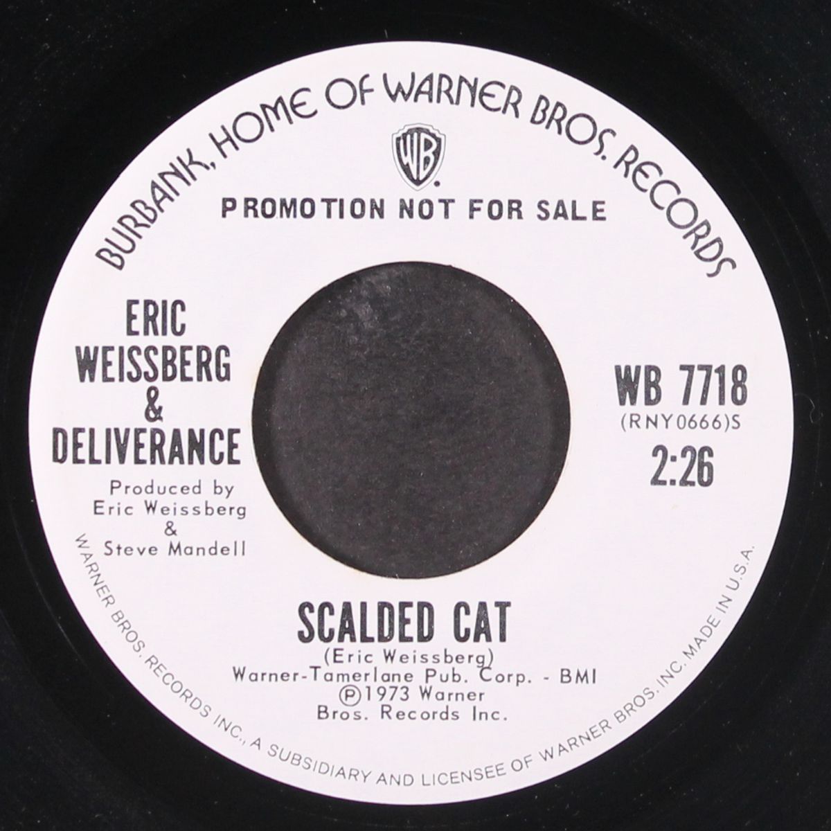 reuben's train / scalded cat by ERIC WEISSBERG & DELIVERANCE
