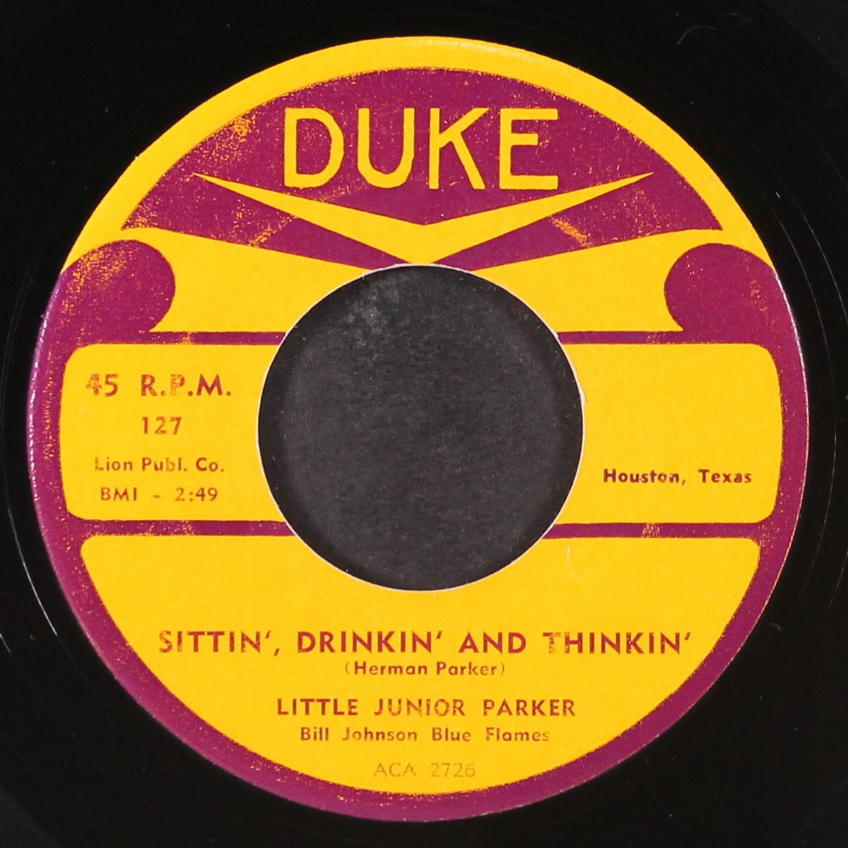 please baby blues / sittin', drinkin' and thinkin' by LITTLE JUNIOR PARKER