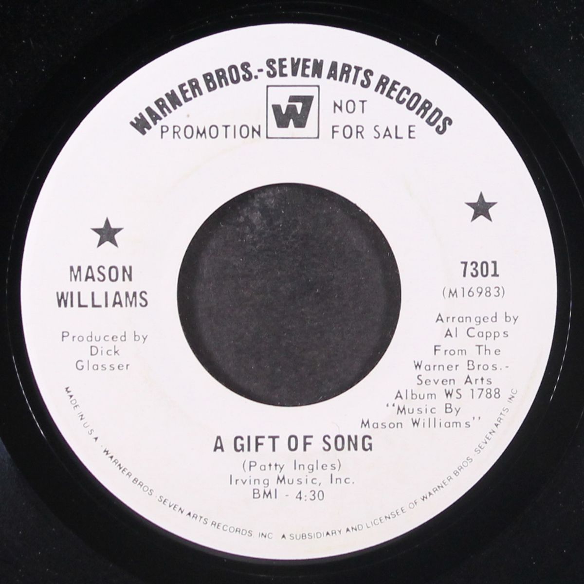 a gift of song by MASON WILLIAMS