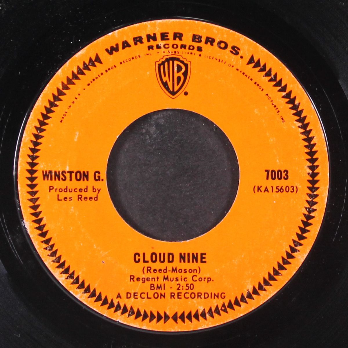 cloud nine / i'll make you cry tomorrow by WINSTON G.