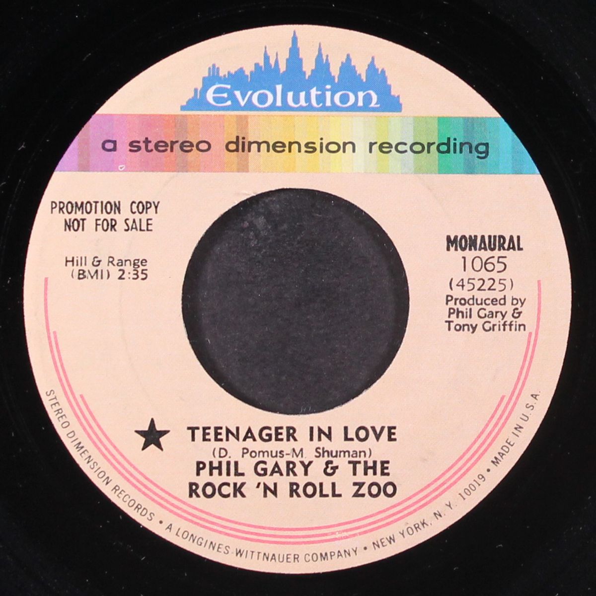 teenager in love by PHIL GARY & ROCK 'N ROLL ZOO