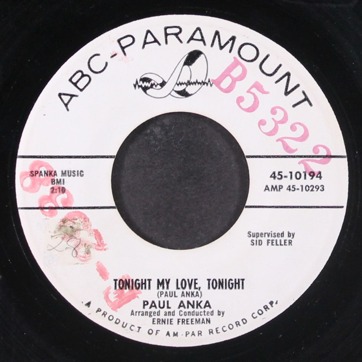 tonight my love tonight by PAUL ANKA