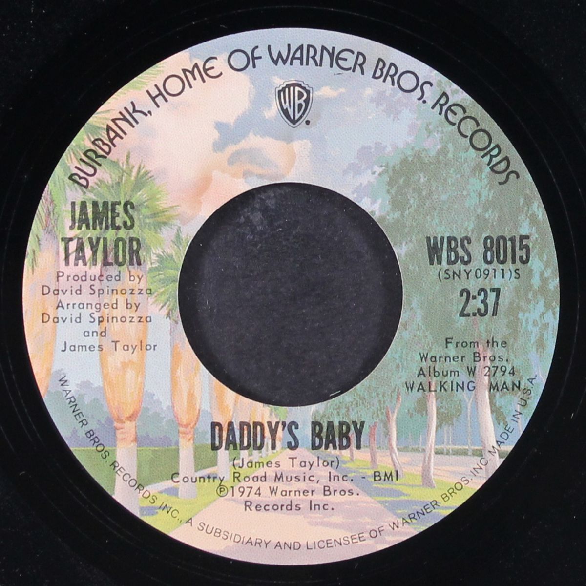 let it all fall down / daddy's baby by JAMES TAYLOR