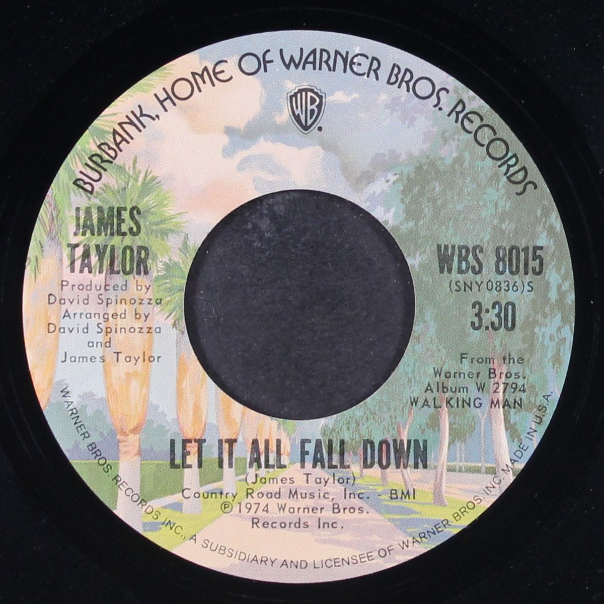 let it all fall down / daddy's baby by JAMES TAYLOR