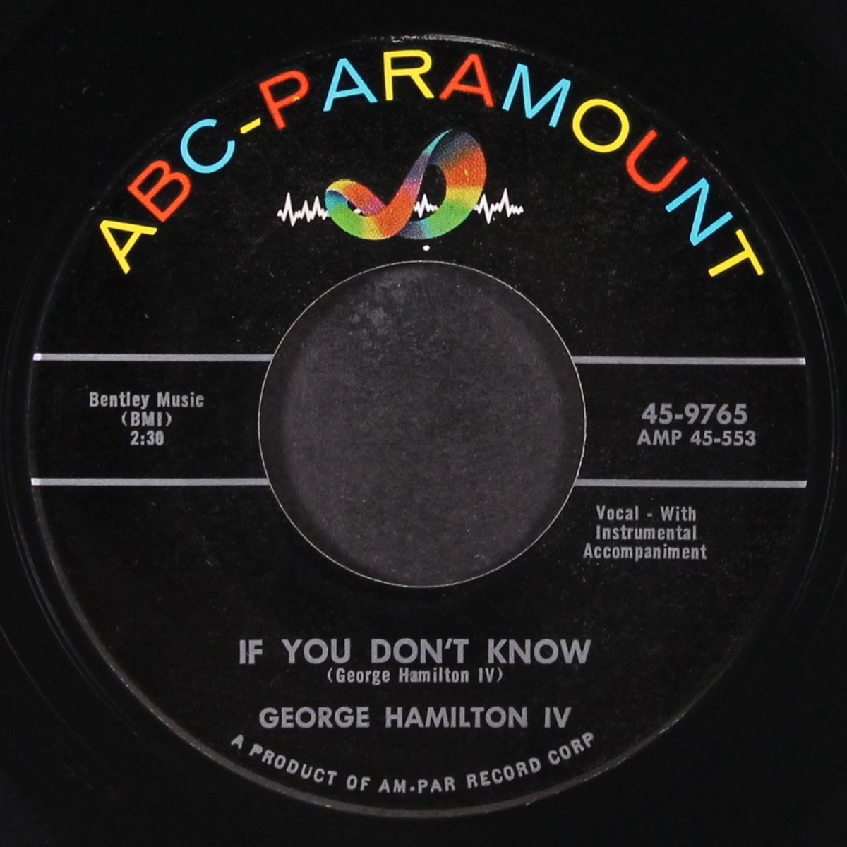 if you don't know / a rose and a baby ruth by GEORGE HAMILTON IV