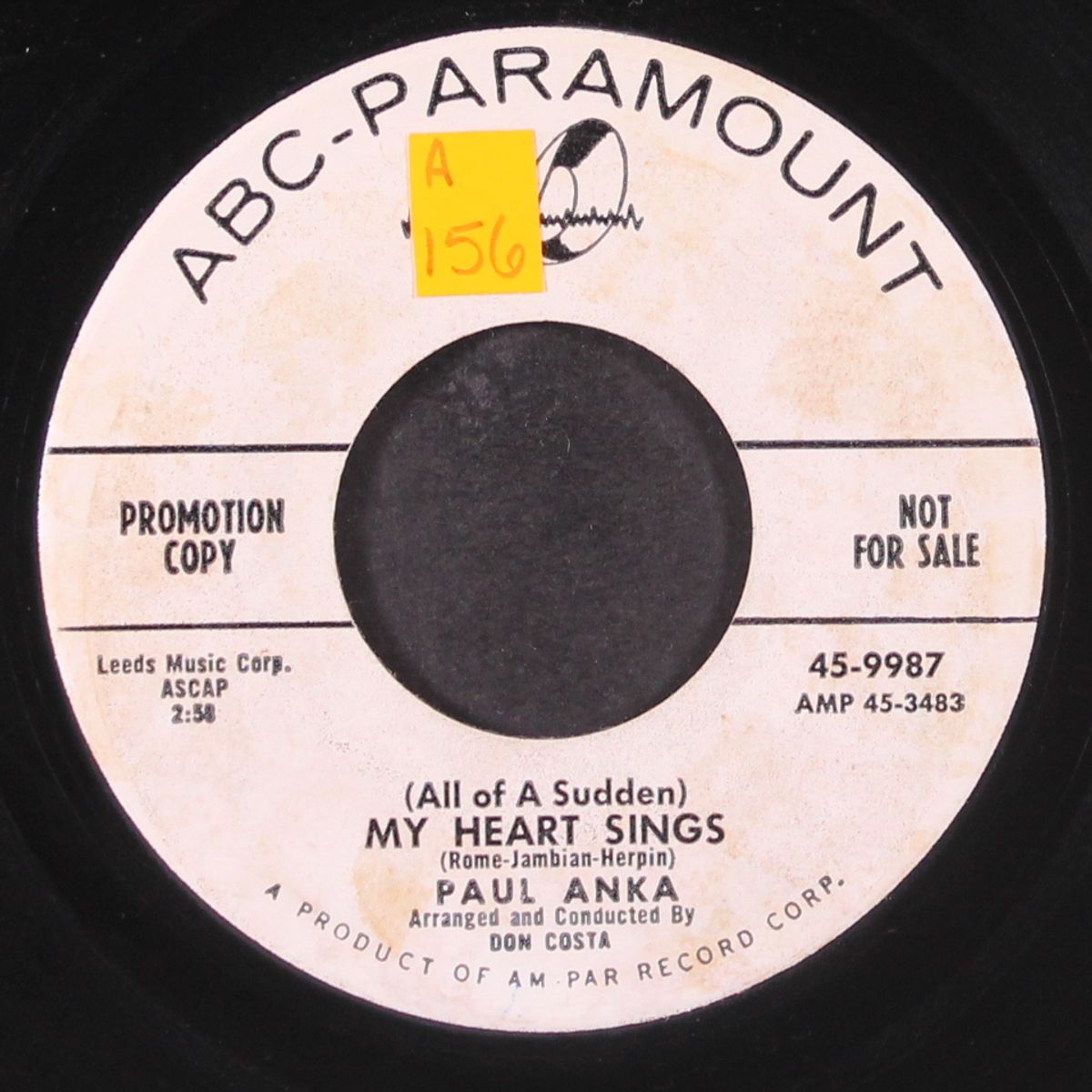 my heart sings / that's love by PAUL ANKA