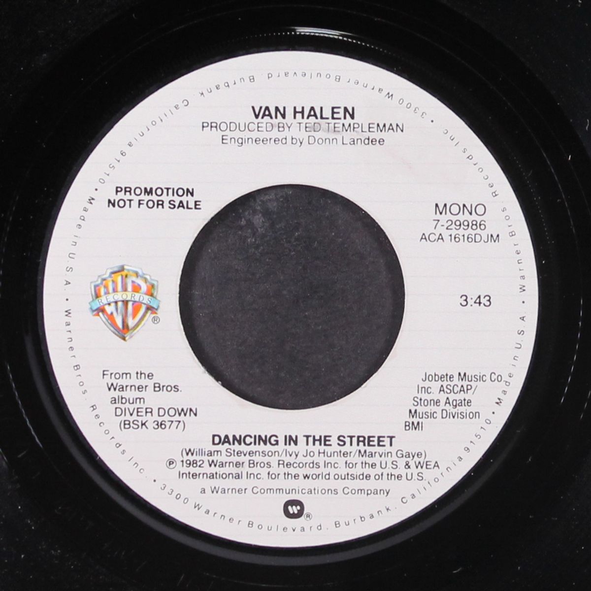 dancing in the street / mono by VAN HALEN