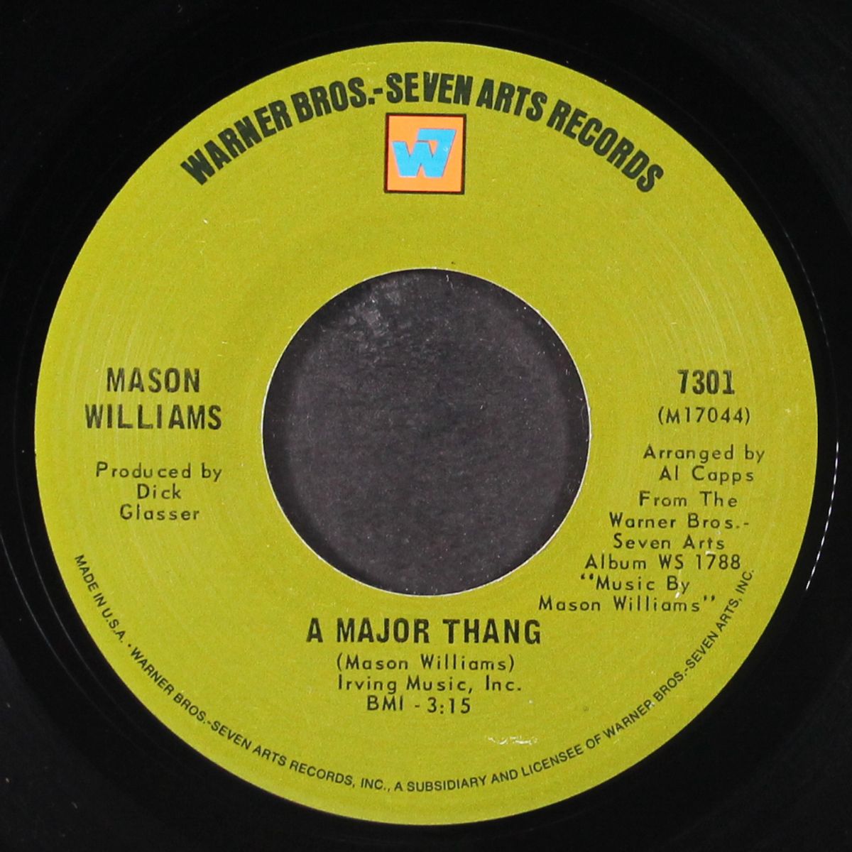a gift of song / a major thang by MASON WILLIAMS