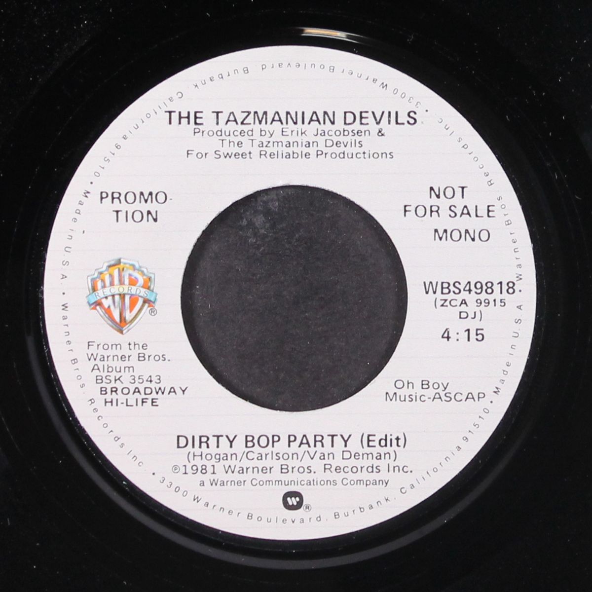 dirty bop party / mono by TAZMANIAN DEVILS