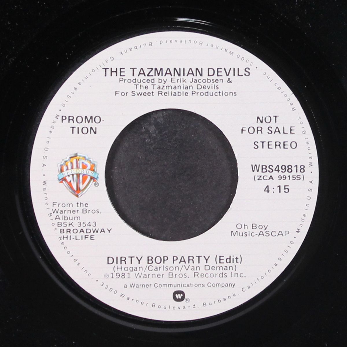 dirty bop party / mono by TAZMANIAN DEVILS