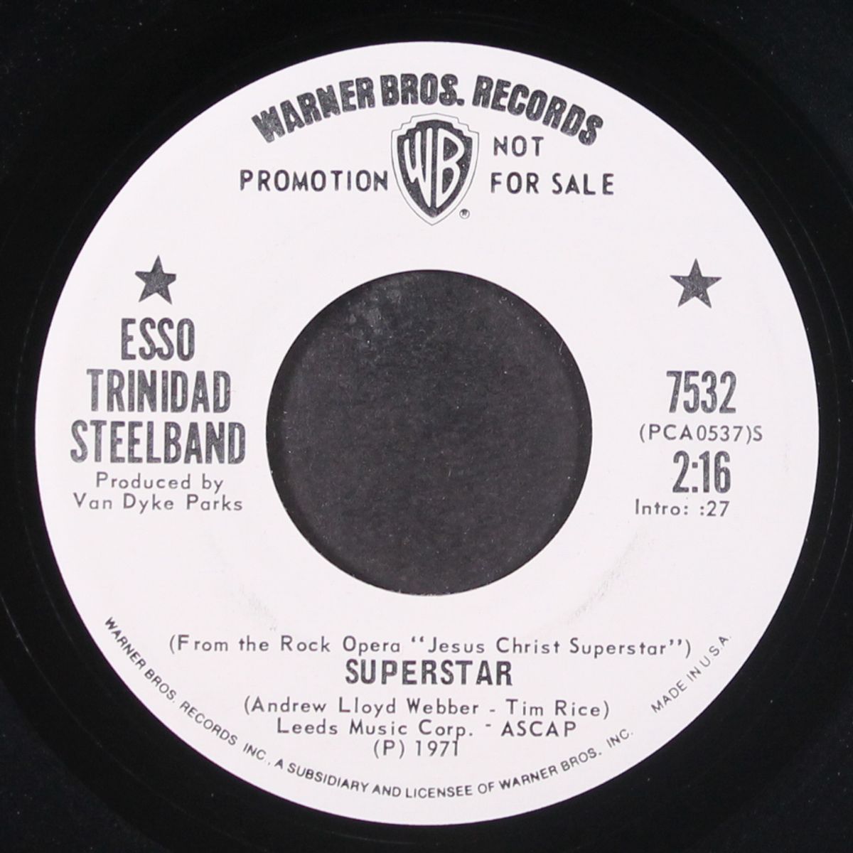 superstar / singer man by ESSO TRINIDAD STEEL BAND