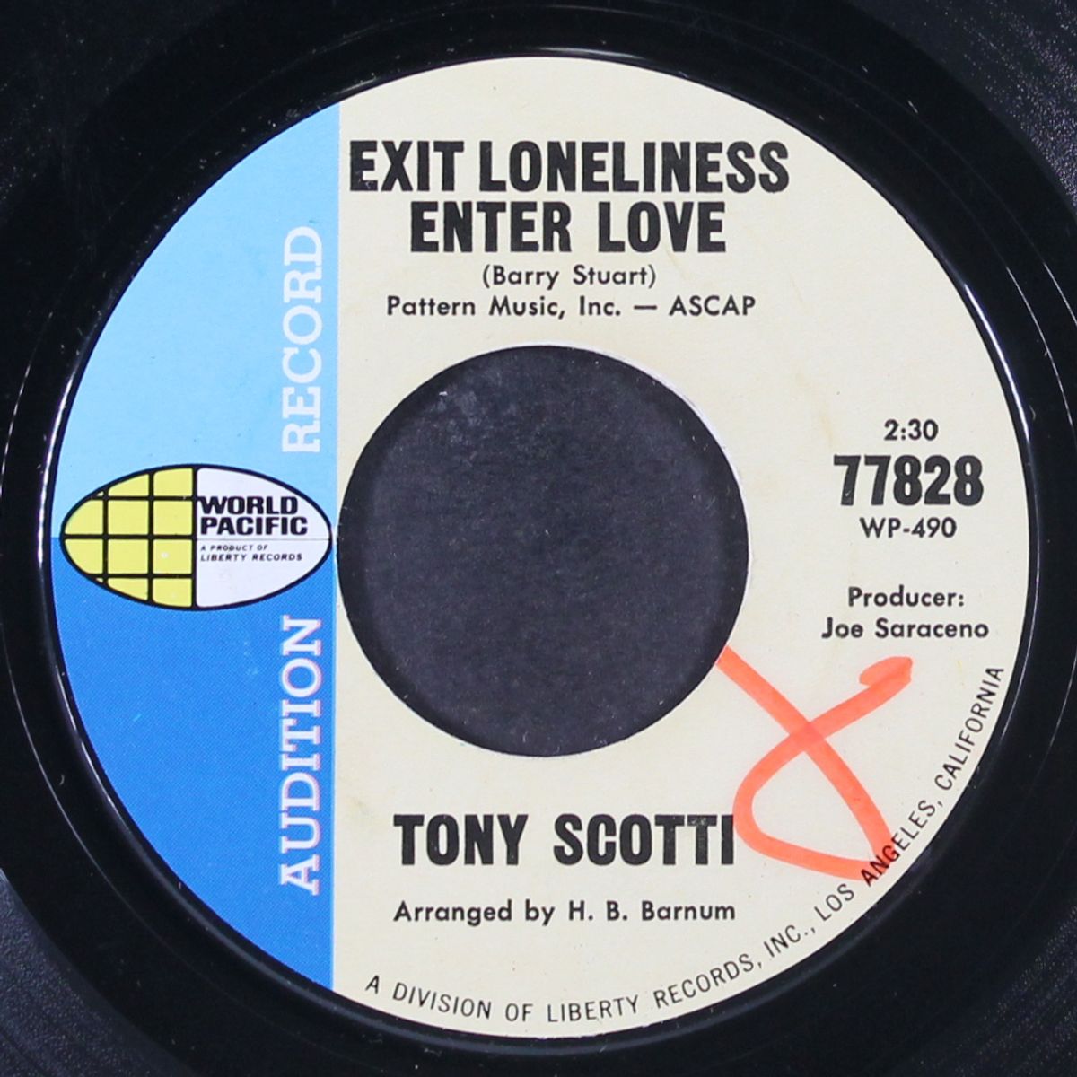 exit loneliness enter love by TONY SCOTTI