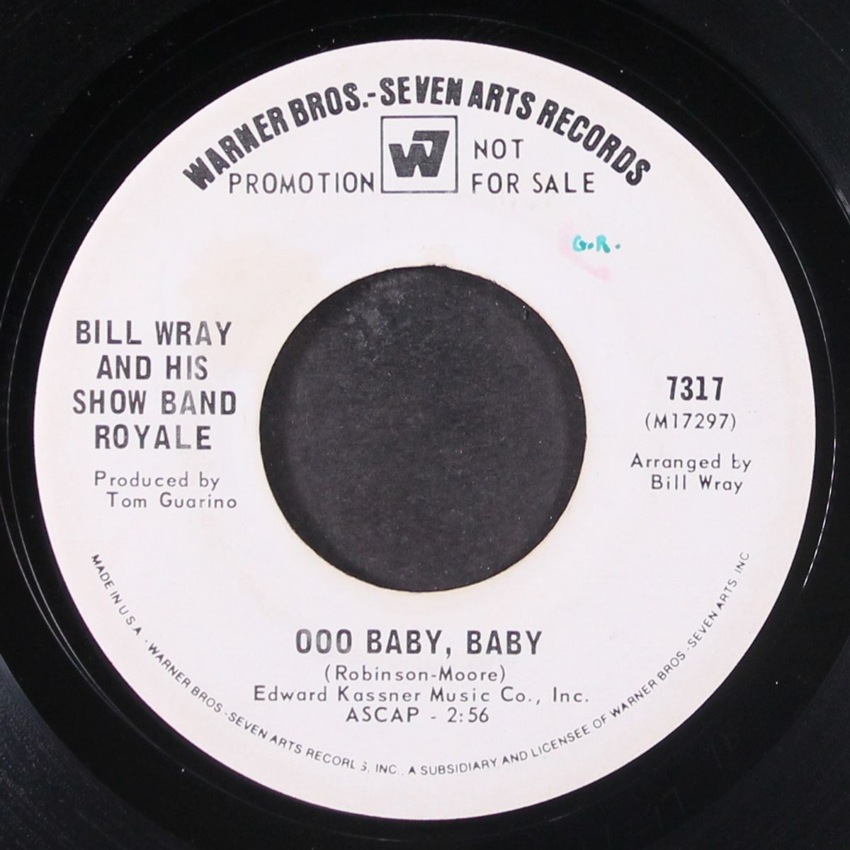 morning dew / ooo baby, baby by BILL WRAY & HIS SHOWBAND ROYALE