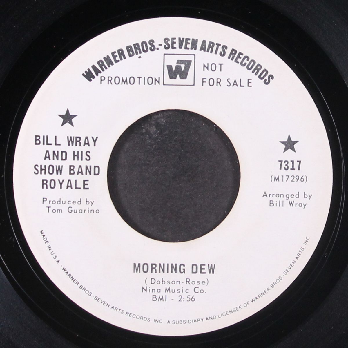 morning dew / ooo baby, baby by BILL WRAY & HIS SHOWBAND ROYALE