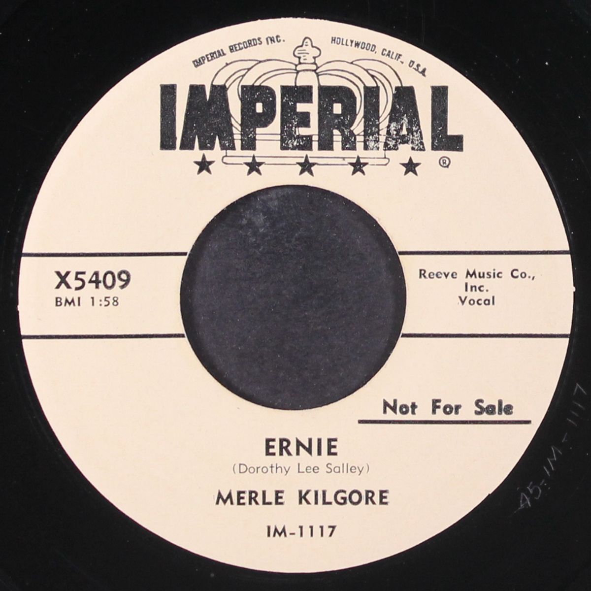 ernie / trying to find by MERLE KILGORE