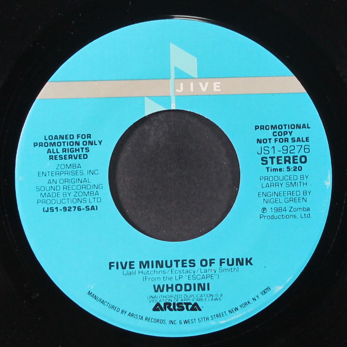 five minutes of funk / friends by WHODINI