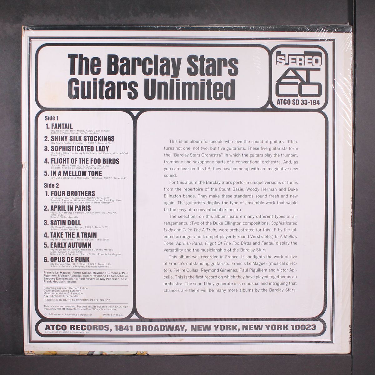 guitars unlimited by BARCLAY STARS