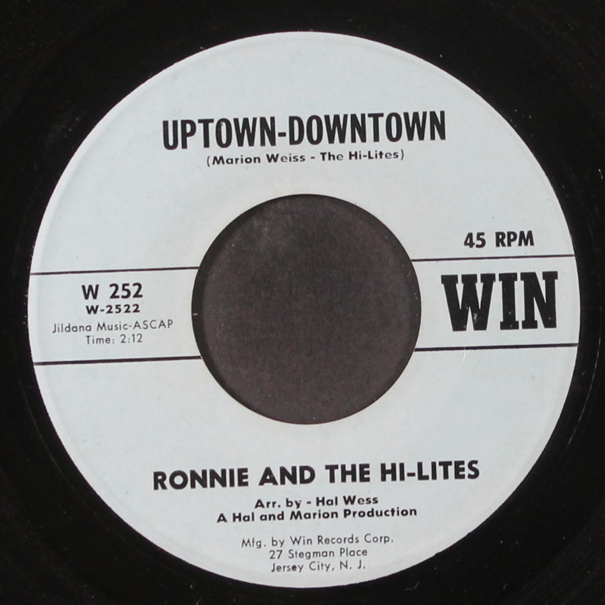 high school romance / uptown, downtown by RONNIE & HI-LITES