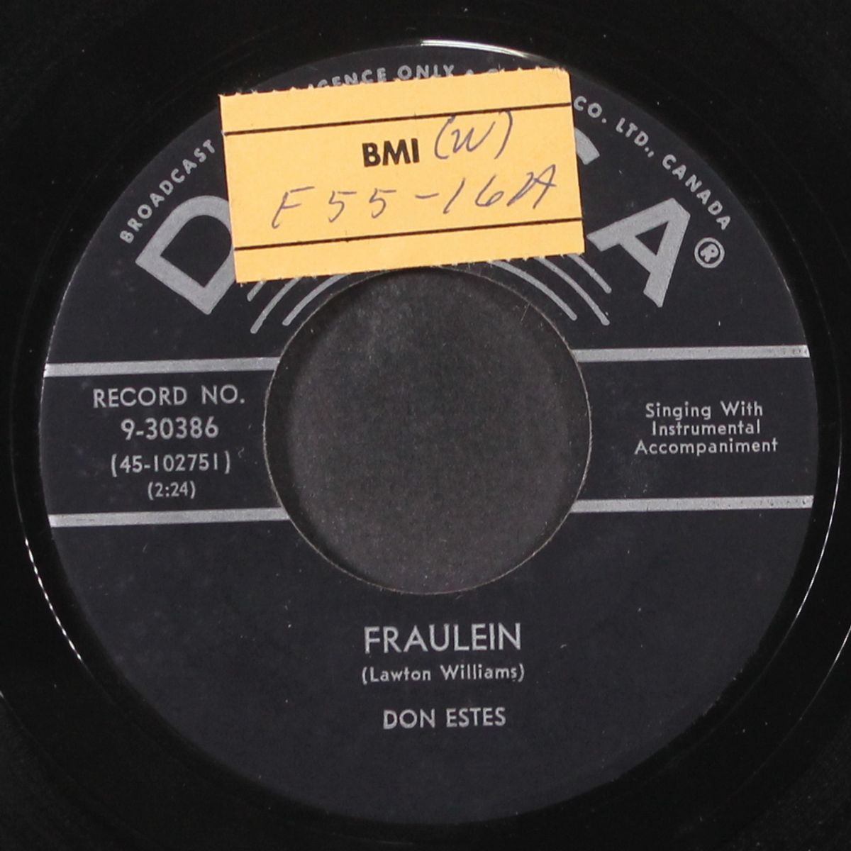 mama mama / fraulein by DON ESTES