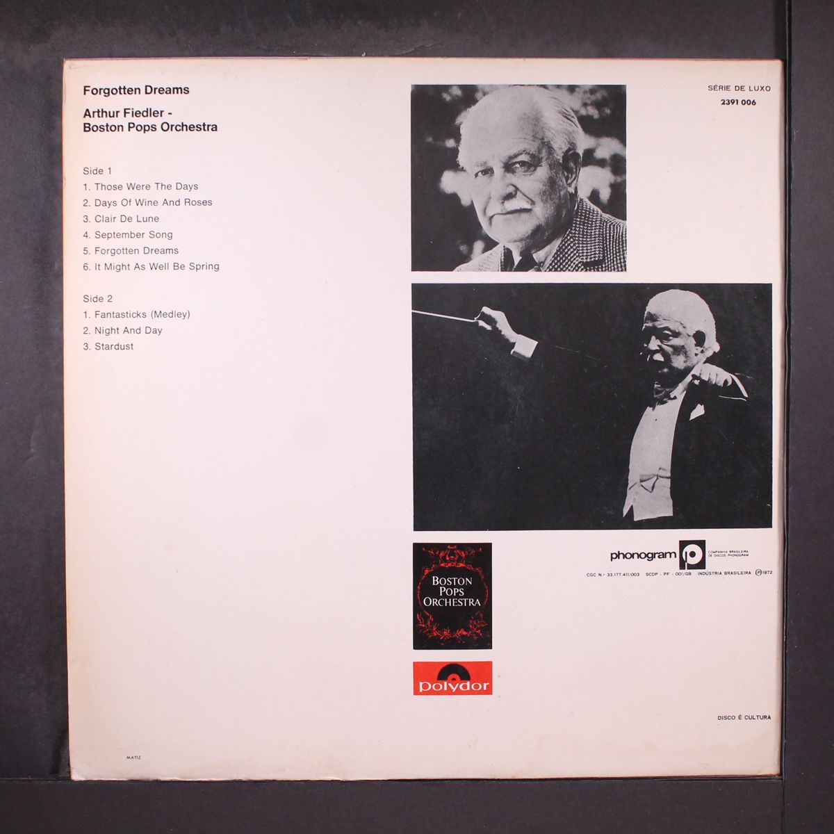 forgotten dreams by ARTHUR FIEDLER & BOSTON POPS