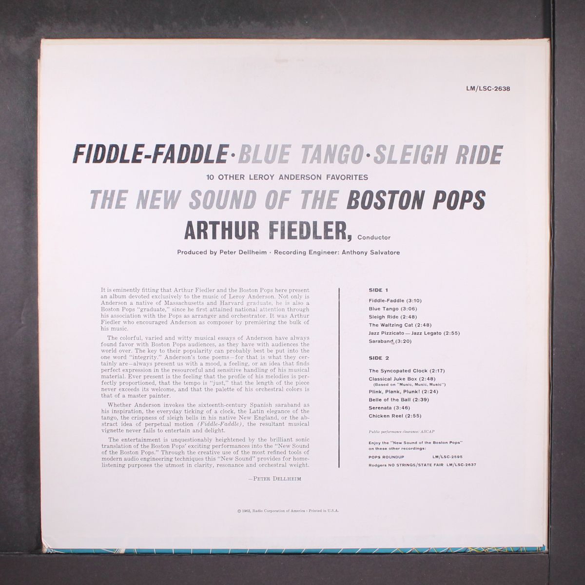 fiddle-faddle by ARTHUR FIEDLER & BOSTON POPS