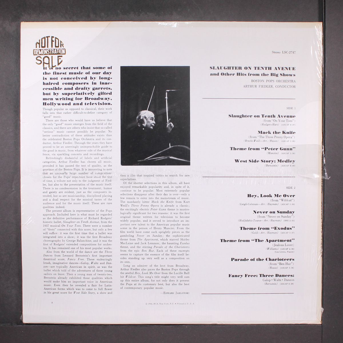 slaughter on tenth avenue by ARTHUR FIEDLER & BOSTON POPS