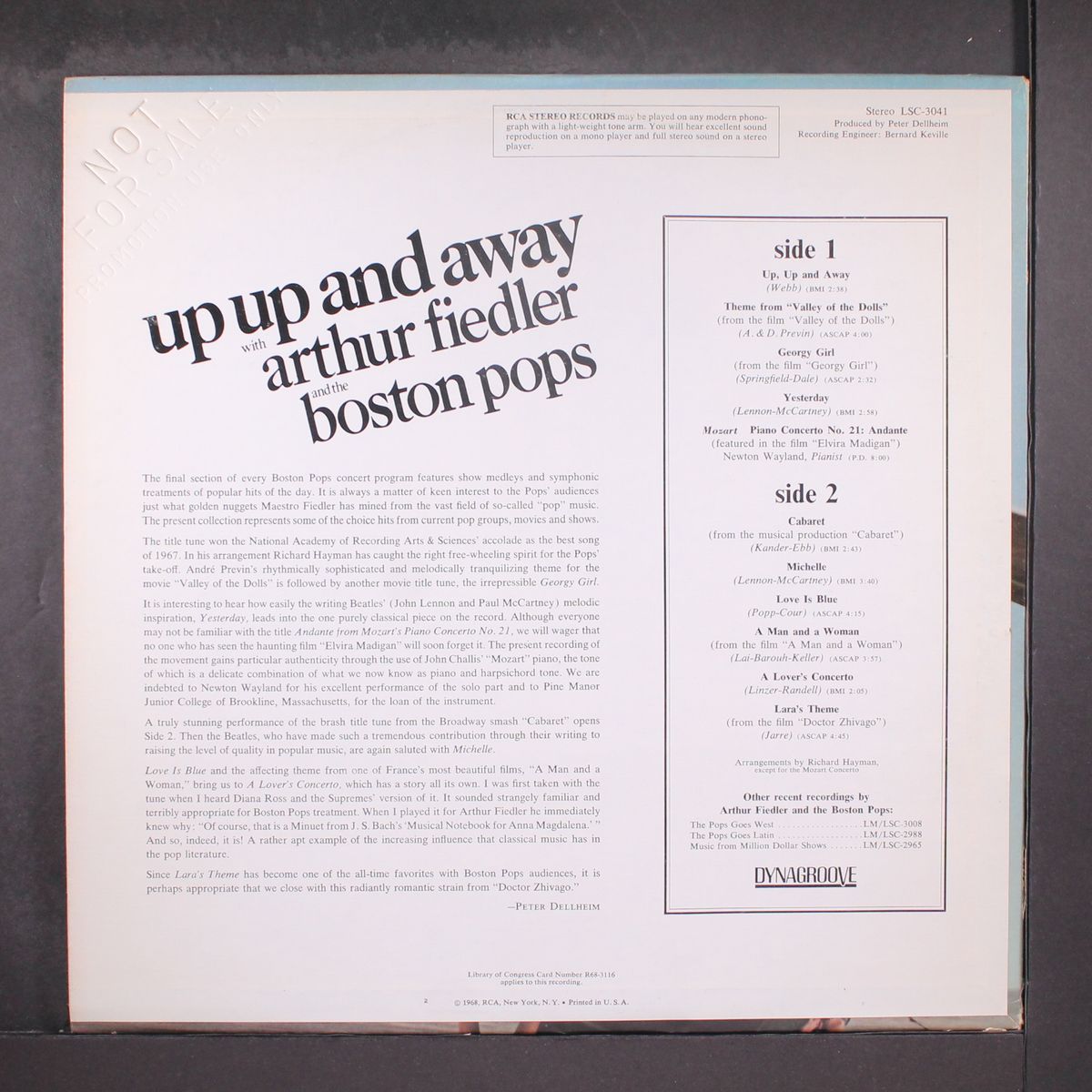 up up and away by ARTHUR FIEDLER & BOSTON POPS