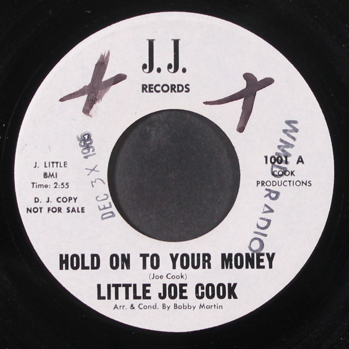 hold on to your money / don't you have feelings by LITTLE JOE COOK