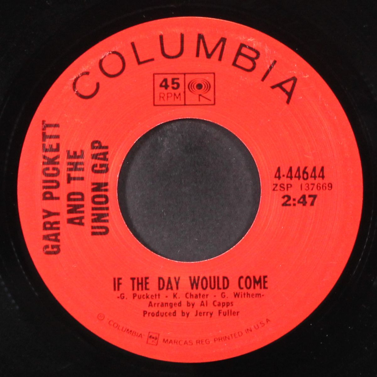 over you / if the day would come by GARY PUCKETT & UNION GAP