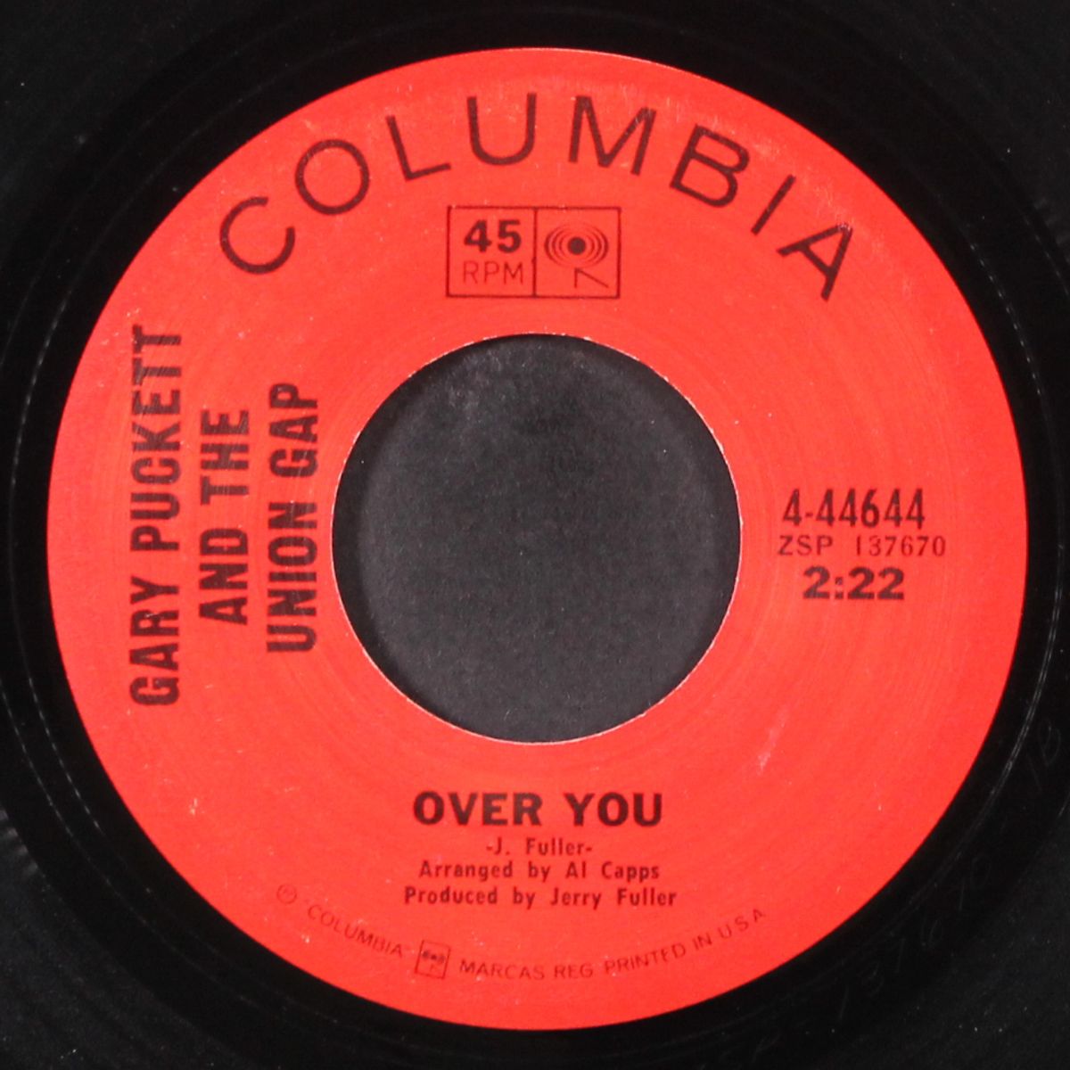over you / if the day would come by GARY PUCKETT & UNION GAP