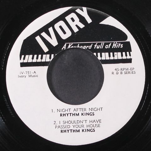 RHYTHM KINGS, FRANKIE ERVIN, ANNISTEEN A