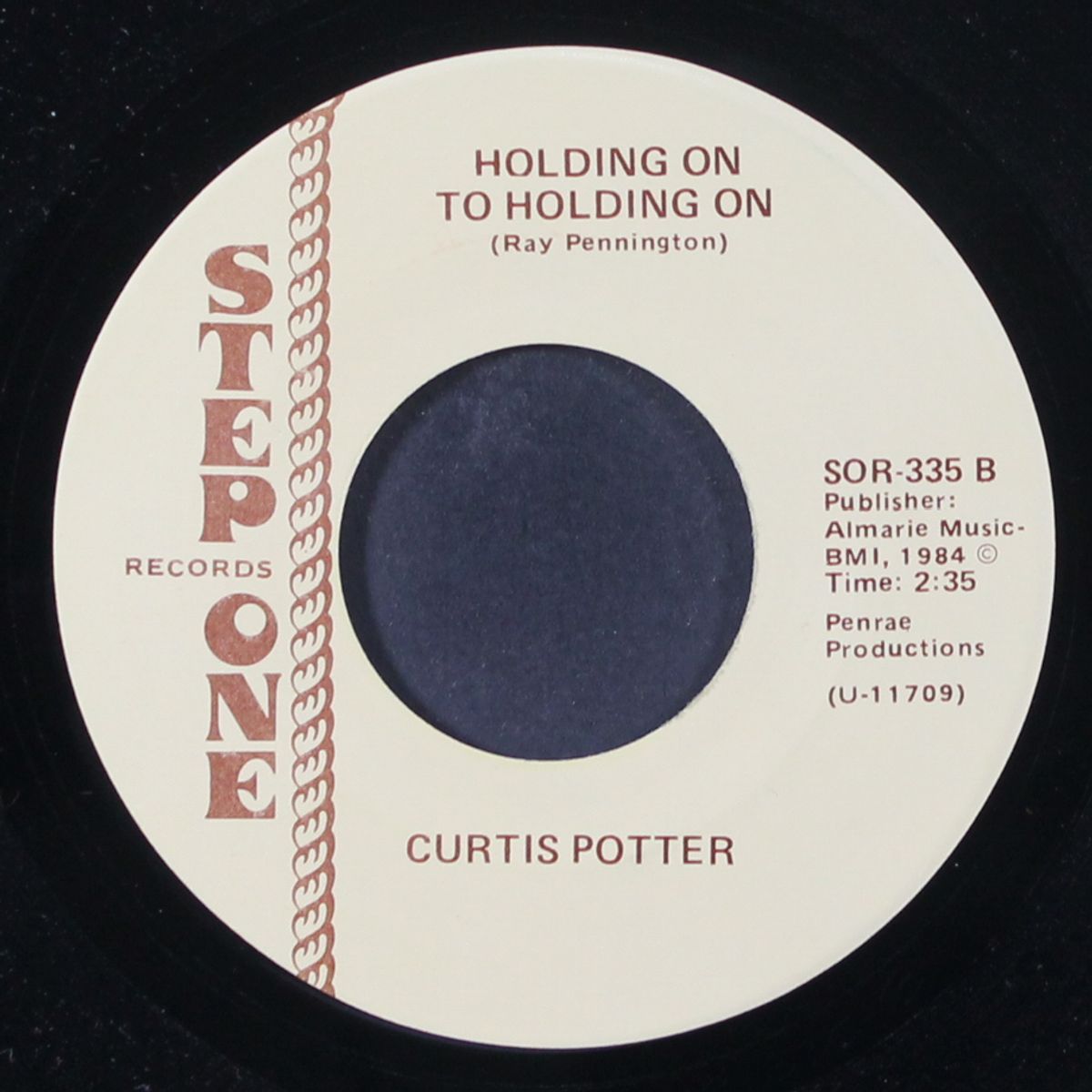 time to turn the page / holding on to holding on by CURTIS POTTER
