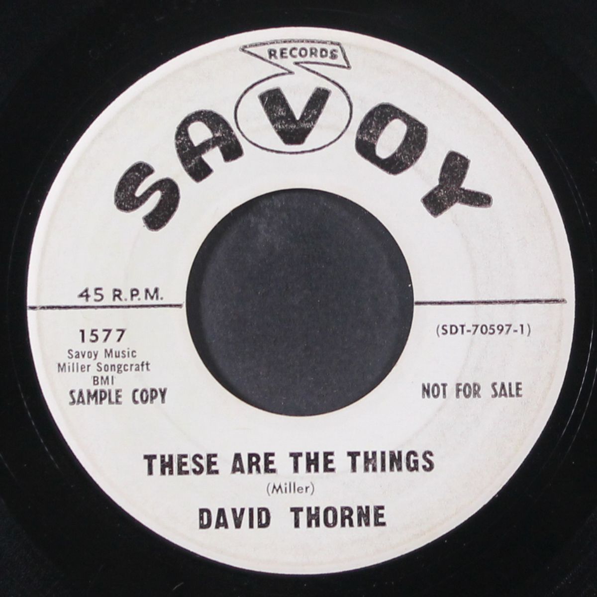 you can't do me this way / these are the things by DAVID THORNE