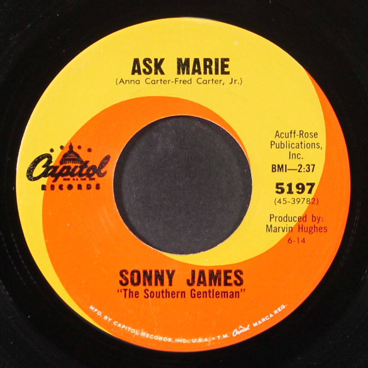 sugar lump / ask marie by SONNY JAMES