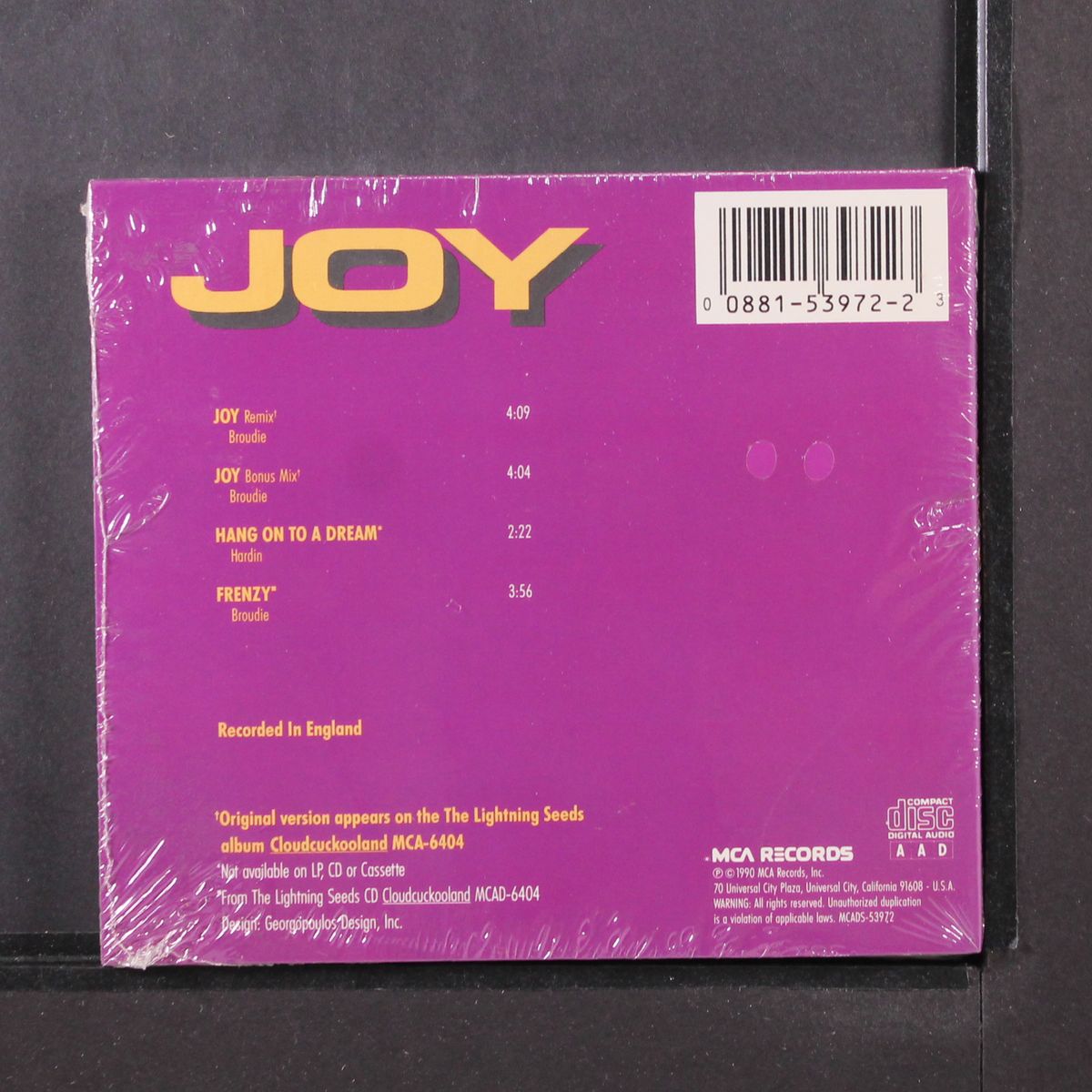 joy by LIGHTNING SEEDS